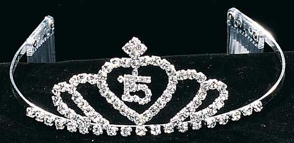Rhinestones Tiara  - Sweet 15   (  # PS97-15) image