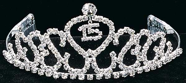 Rhinestones Tiara - Sweet 15/Quincenera    ( # PS 337 - 15) image