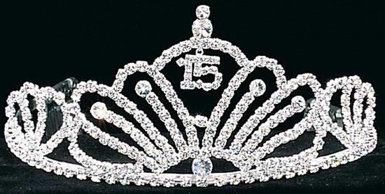 Rhinestones  Tiara    Sweet 15/Quincenera  (  # PS667-15) image