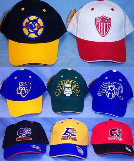 Mexican  Soccer  Embroidered Kids Caps - Chivas image
