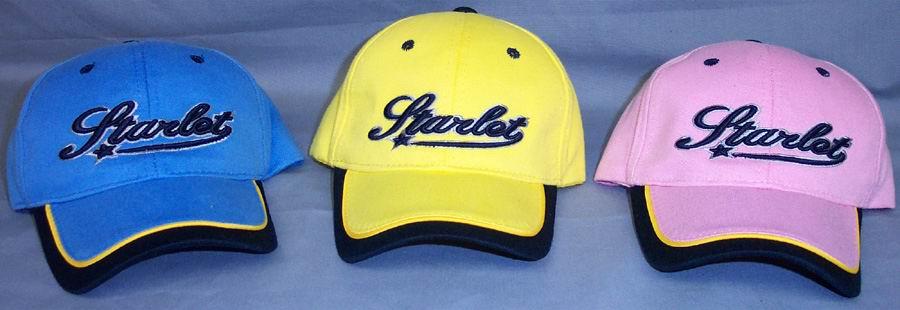 "Starlet"  Girls Embroidered Caps image