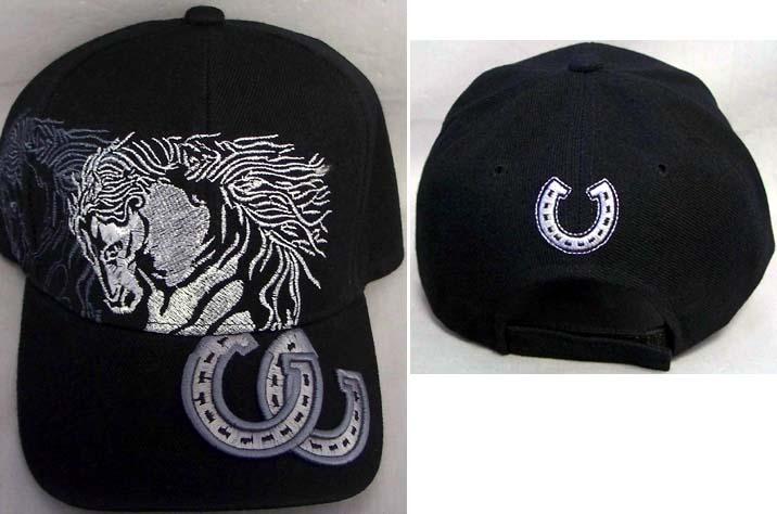 Native Pride Baseball  Caps ..... Horse  & Horse Shoes image