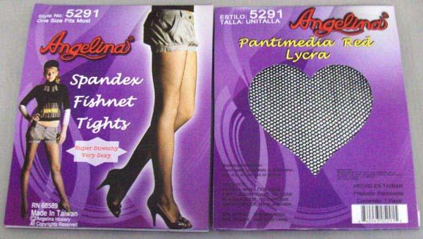 "Angelina" Womens Tights   Fishnet Tights - Black Color image