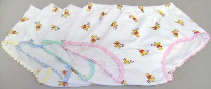 "Little Bears" Girls Cotton Panties - Sizes: 8-12  ( #  109DL) image