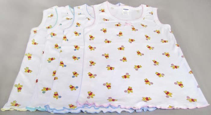 "LIttle Bears"  Girls Cotton Tank Tops - Sizes: 8-12  ( # 8003) image