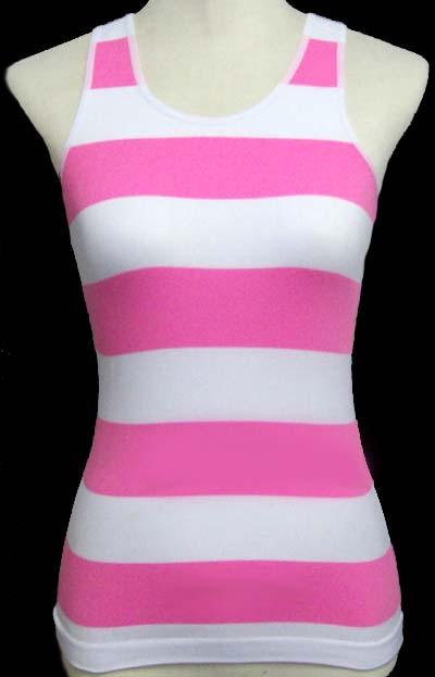 2 Color Tone Striped Tops For Juniors ( # CR51012) image