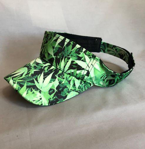 Marijuana Weed Pot Visors For Adults Printed image