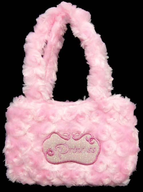 Dance Wear - "Princess" Girls Plush Pink Purse ( # CBG27989) image