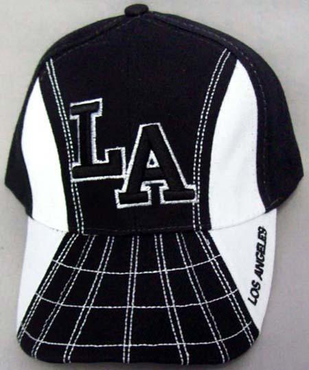 "Los Angeles" 2Tone Embroidered Baseball Caps image