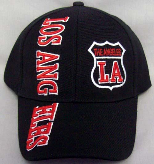 "Los Angeles" LA  Embroidered Baseball Caps image