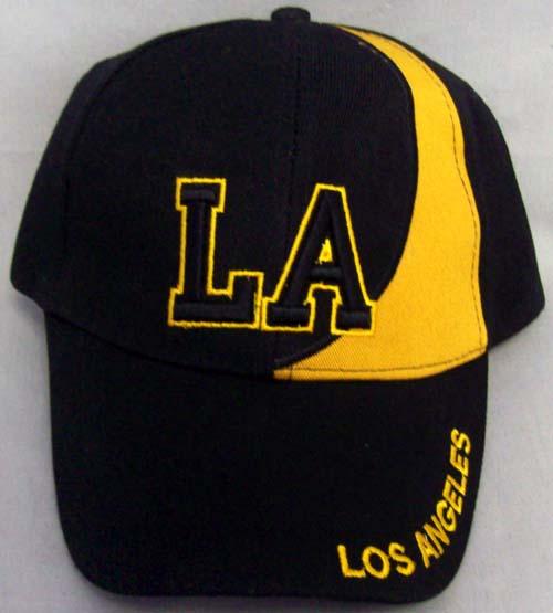 "Los Angeles" 2Tone Embroidered Baseball Caps image