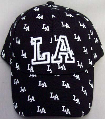 "Los Angeles" Embroidered & Printed Baseball Caps image