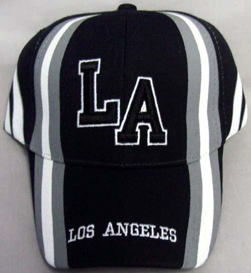 "Los Angeles" 3Tone Embroidered Caps  ( # 8427) image