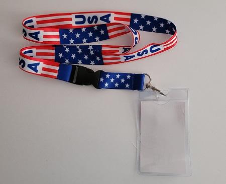 USA  Lanyard With Photo ID - 31" Long (75436-480) image