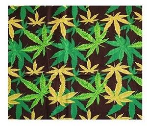 Marijuana Weed Pot Cotton Bandannas - 21 Inches Square image
