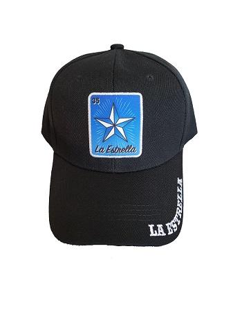 La Estrella Loteria Embroidered & Printed Baseball Cap - Black image