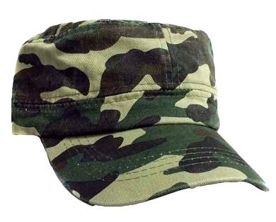 Military Green Military Style Camo  Baseball Caps - Castro Style image