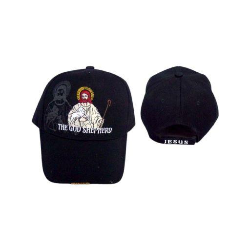 The God Shepherd ....... Embroidered Baseball Cap - Black Color image