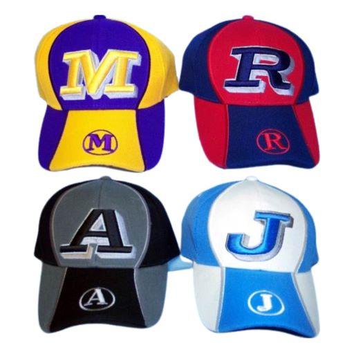 Name Initials - Embroidered Baseball Caps - For Adults image