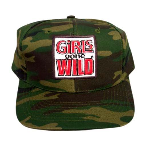 "Girls Gone Wild" Women' s  Baseball Caps - Green Camo image