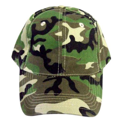 Military  Baseball Caps  - Green Camo Color image
