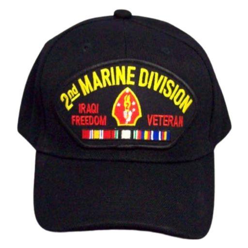 Embroidered Military Caps ... 2nd Marine Division - Iraqi Veteran image