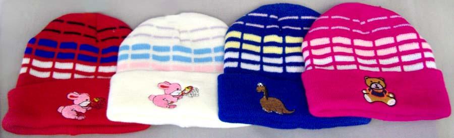 Kids Embroidered Winter Caps - Beanies - Baby Beanies  (# WH3206) image