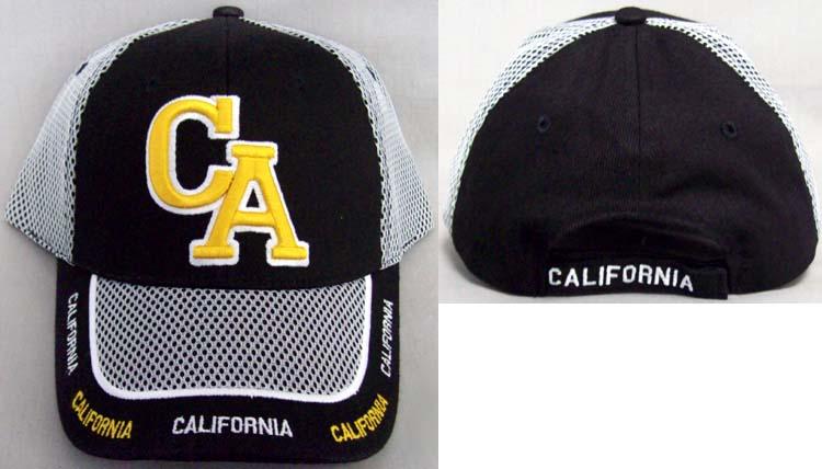 US Cities/States Embroidered Caps - California image