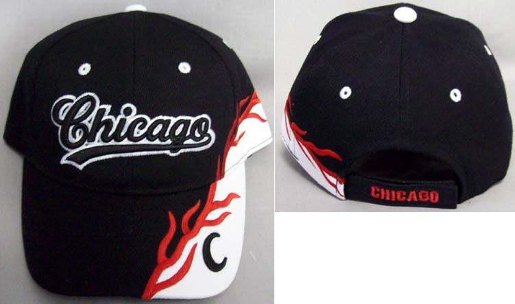 US Cities/States Embroidered Caps - Chicago image