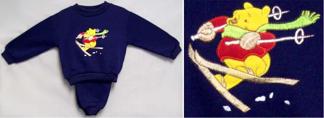 Boys 2Pc  Embroidered  Jogging Sets:  12-24 Mos. ( # 21494B) image