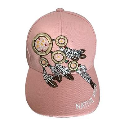 Dream Catchers Native Pride Baseball Caps - Pink Color image