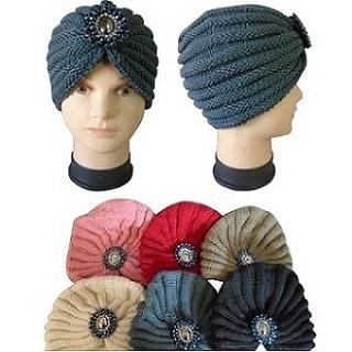Women Jeweled Turbans - Assorted Colors image