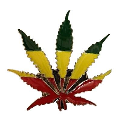Marijuana Weed Metal Belt Buckles - Style # 2 image