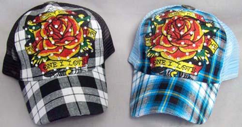 Sequined & Embroidered Baseball Cap - To The One I Love image
