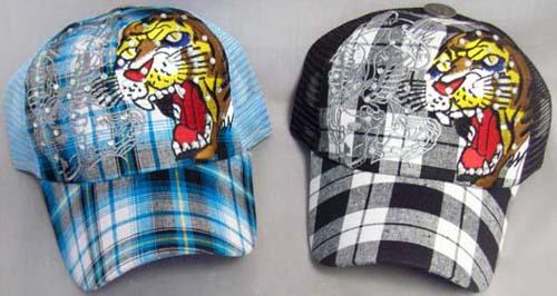 Sequined & Embroidered Baseball Caps - Tiger image