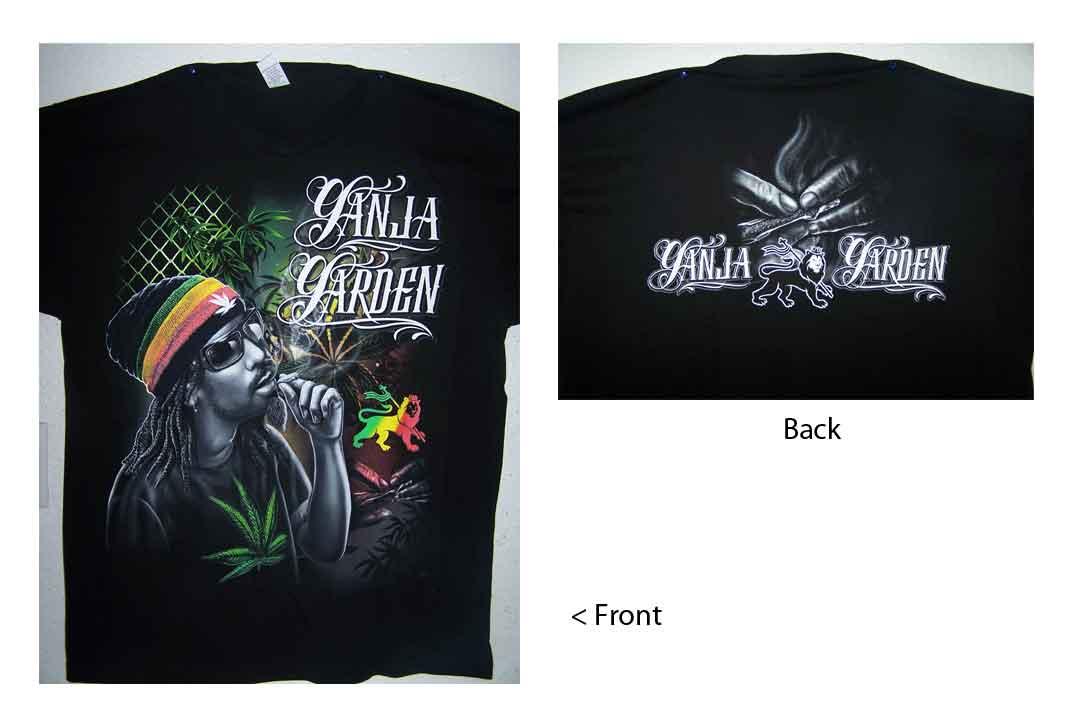 Marijuana  Reggae  Rasta T-Shirts  ...... Ganja Garden image