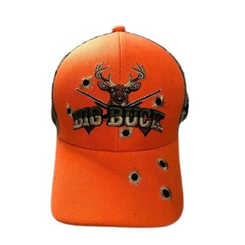Deer Big Buck Hunting Baseball Caps Hats Embroidered image