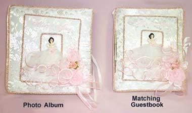 "Quincenera"  - 2Pc Embellished Photo Albums & Guest Books Sets image