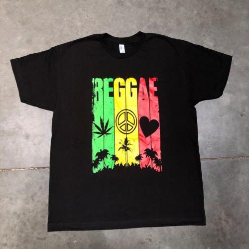 Reggae Rasta Marijuana Weed Pot T-Shirts - Men's Sizes image