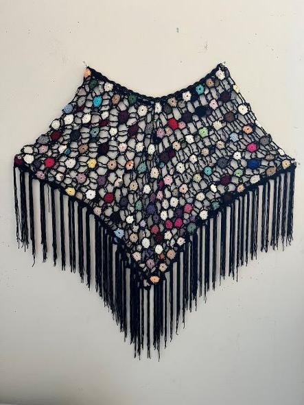 Ponchos  Shawls With Fringes For Women image