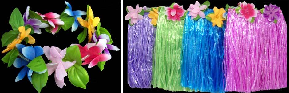 Dance Wear - Hawaiian Skirt & Haku  ( #  27000) image