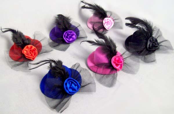 Hair Accessories - Hair Clips For Girls - Hats With Feather image