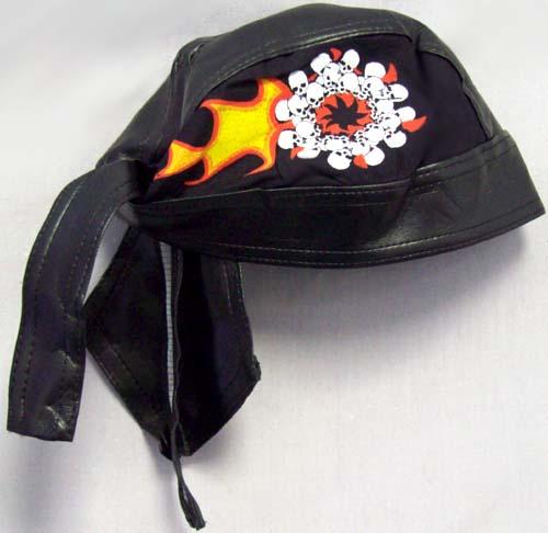 Head Wrap  - Doo Rag  - Biker Skull Caps ........ Skulls ( # 1) image