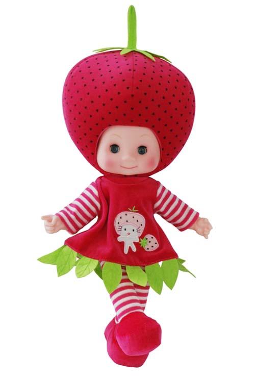 Musical -  Singing Stuffed Fruit Doll -  Strawberry ( 20 Inches) image