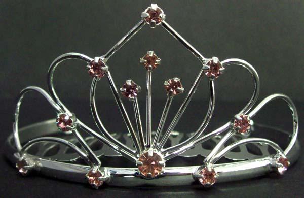 Rhinestones  Tiara  - All Silver Color  ( #  SC50) image