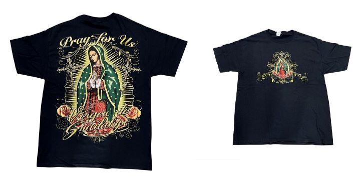 Pray For Us Virgen de Guadalupe Catholic & Mexican T-Shirts image