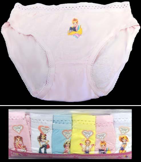 "Maria Rosa" Girls Panties With Printed Characters  ( # F6012) image