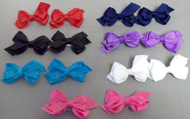 Girls Mini Hair Bows image