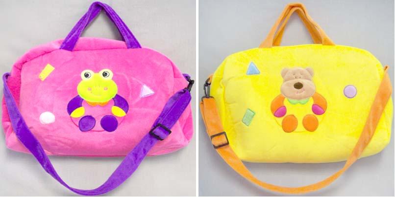 Plush Diaper Bags With Appliques ( # 9586) image