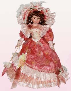 Victorian Style Porcelain Doll - Rose - 22 Inches  ( #  22610) image